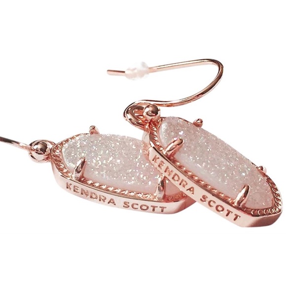 KENDRA SCOTT • Iridescent Drusy Lee Earrings - Picture 3 of 5